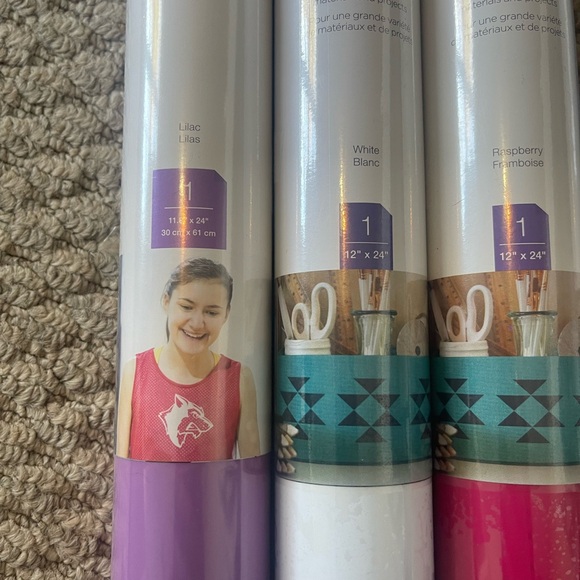 4 Cricut Everyday Iron on Rolls Brand New - Picture 5 of 8